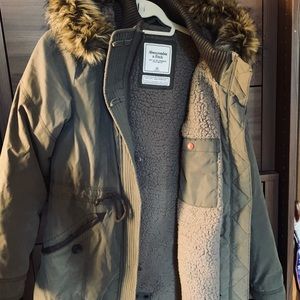 Abercrombie women’s coat size M.